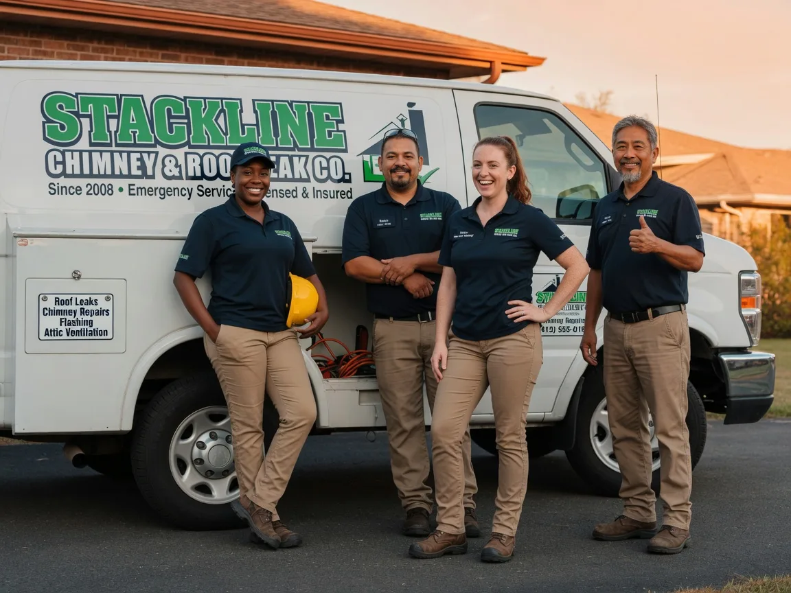 Chimney flashing repair company in West Columbia, TX